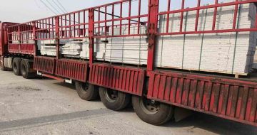 漯河 白麻荔枝面外墙干挂，工厂装车日常