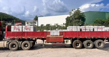 漯河 芝麻灰花岗岩地铺石出货日常