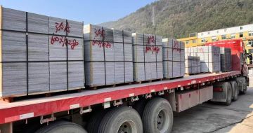 漯河 芝麻灰地铺石出货日常