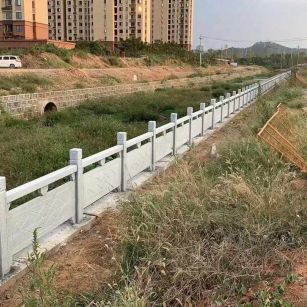 漯河 白麻河道栏杆效果展示图