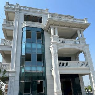 漯河 白麻花岗岩别墅外墙干挂效果展示