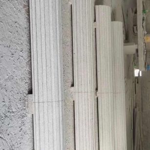 漯河 花岗岩厂家带你看白麻花岗岩门楼大柱柱皮