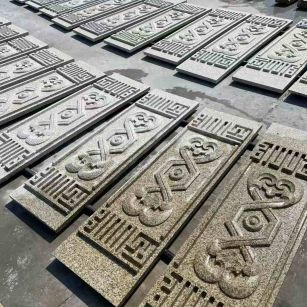 漯河 黄金麻花岗岩外墙雕刻板