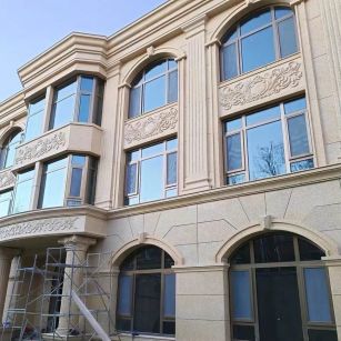 漯河 黄金麻花岗岩别墅外墙干挂