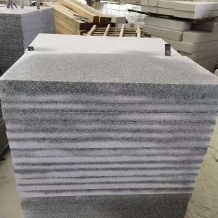 漯河 芝麻白5公分火烧地铺成品，900*400，规格可定制