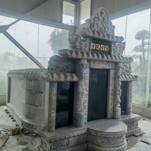 漯河 芝麻白墓碑效果展示图