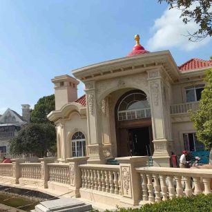 漯河 黄金麻花岗岩欧式别墅