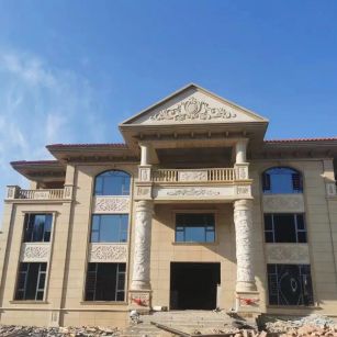 漯河 黄金麻花岗岩别墅外墙干挂