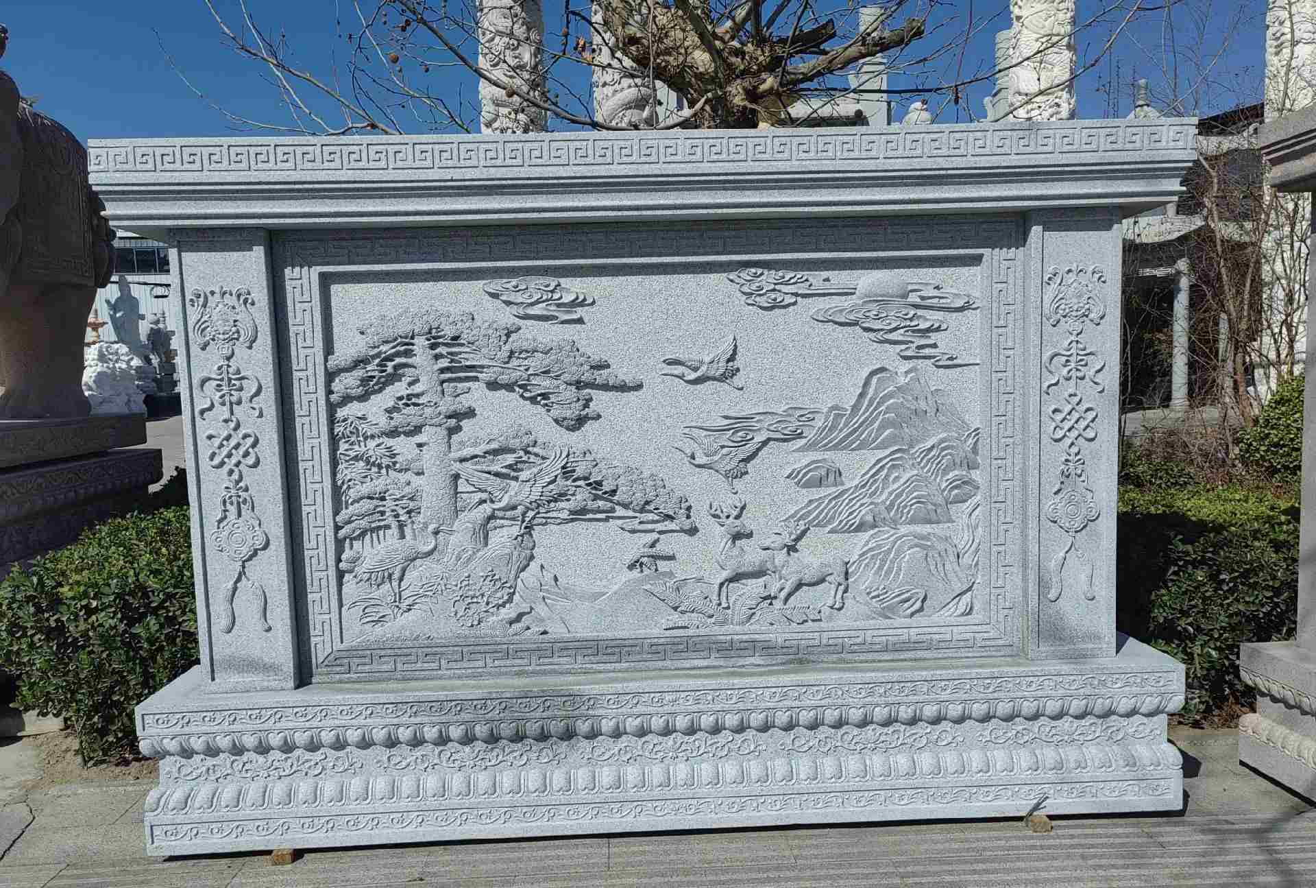 漯河 芝麻白大型照壁，屏风，影壁