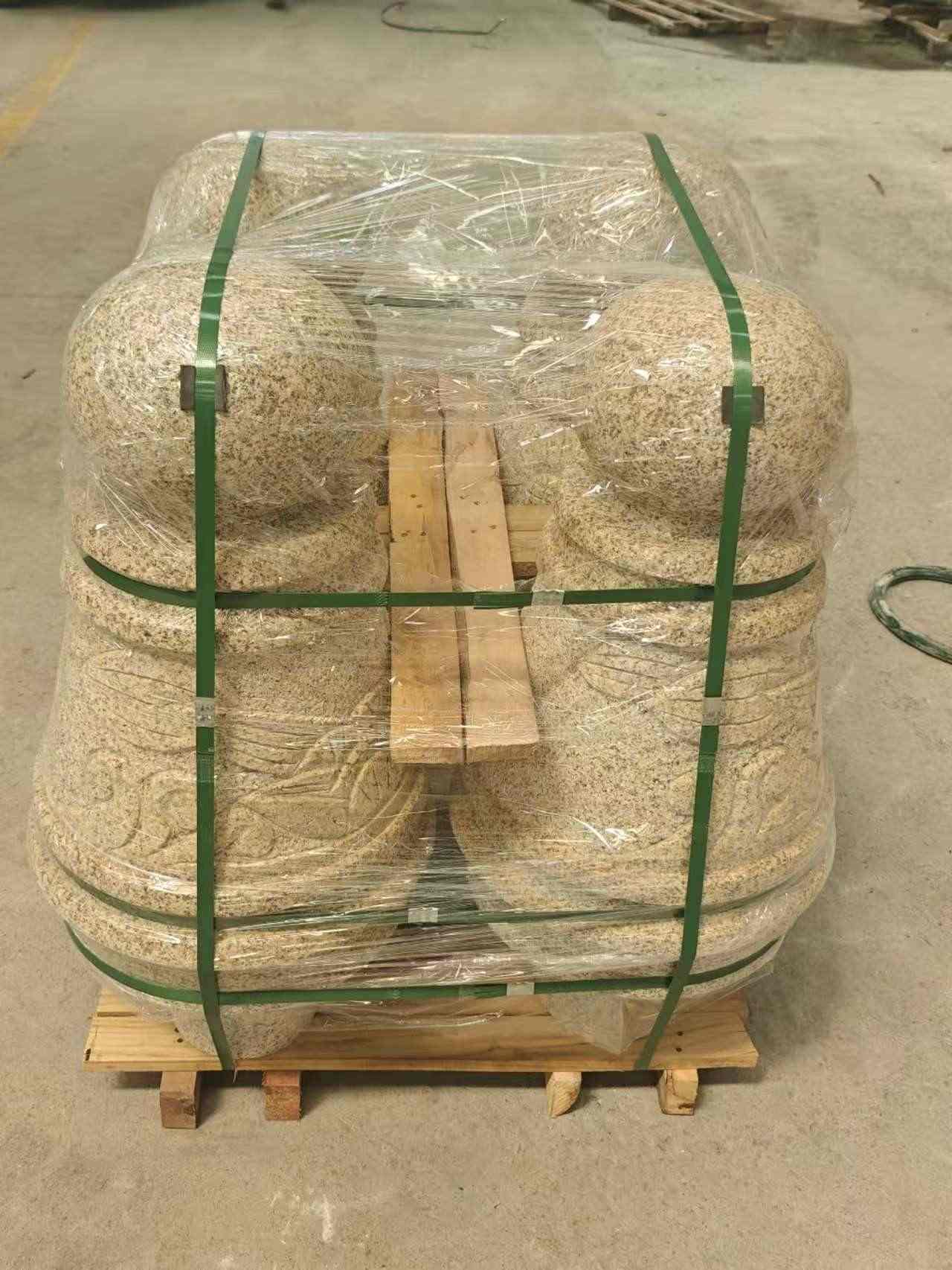 漯河 黄金麻异形定制雕花——棒棒糖挡车柱