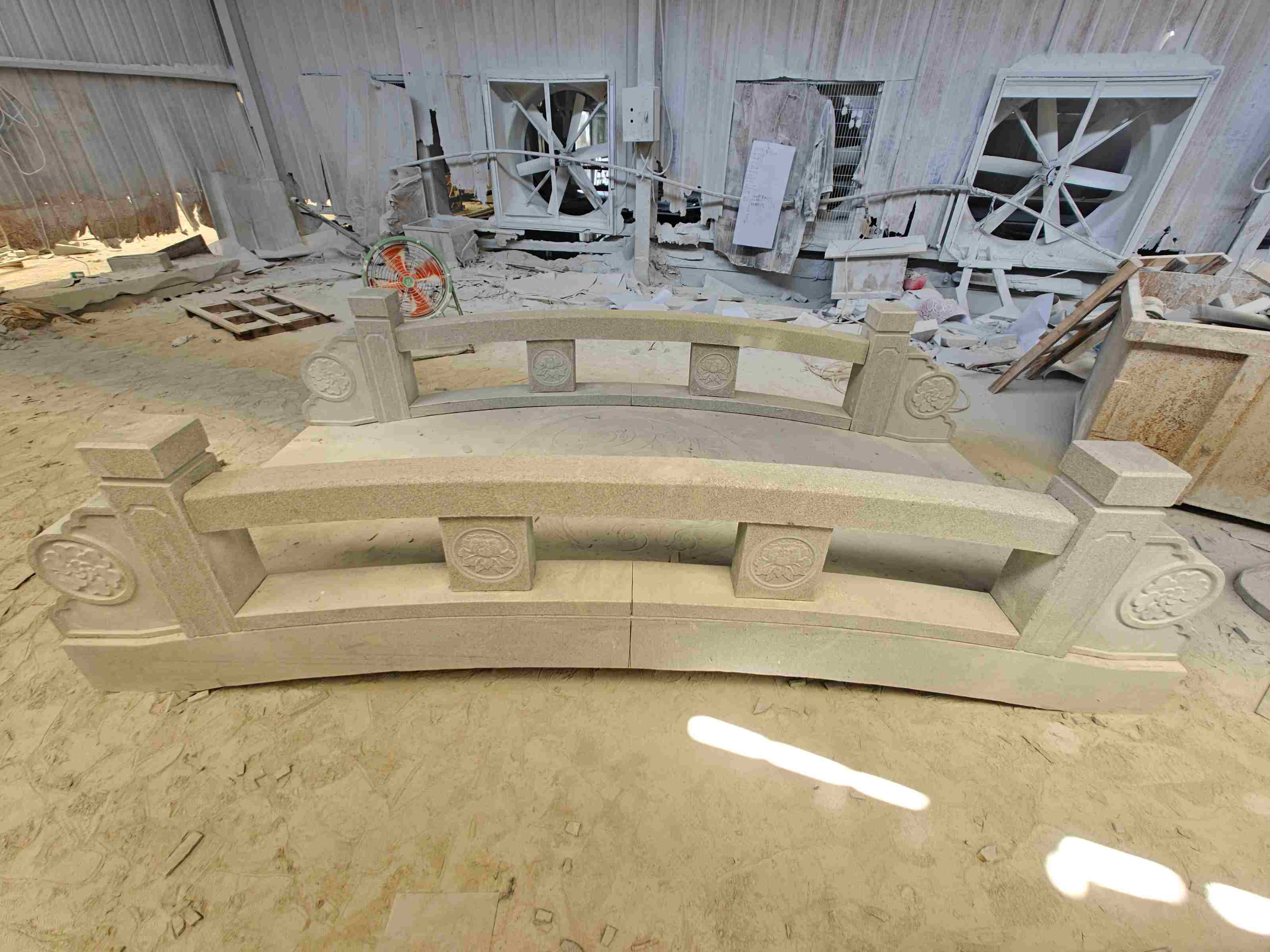 漯河 芝麻灰花岗岩异形加工-拱桥，石桥