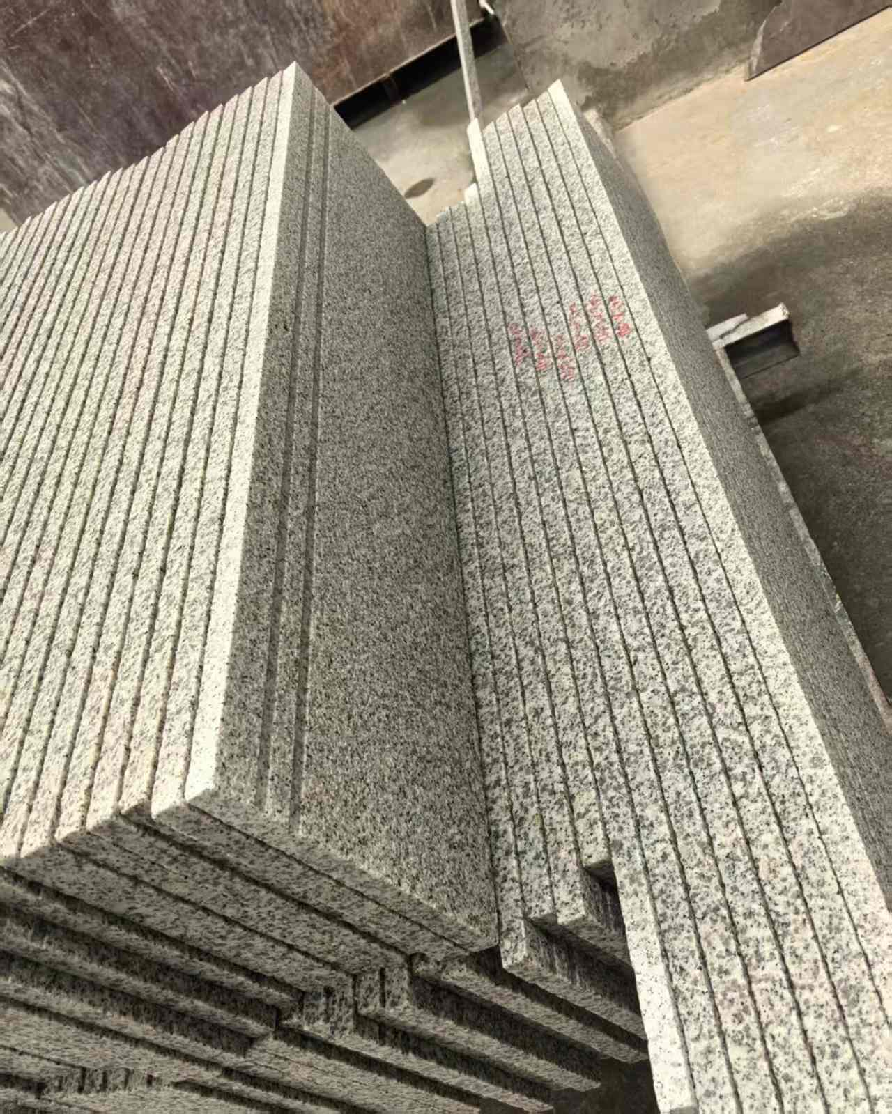 漯河 白麻荔枝面花岗岩楼梯踏步