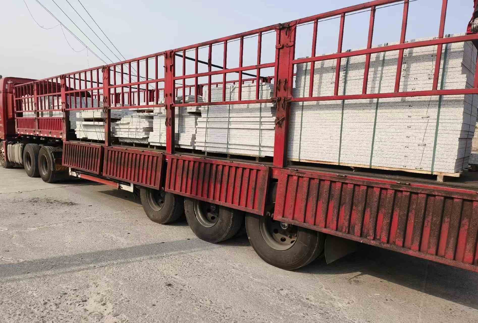 漯河 白麻荔枝面外墙干挂，工厂装车日常