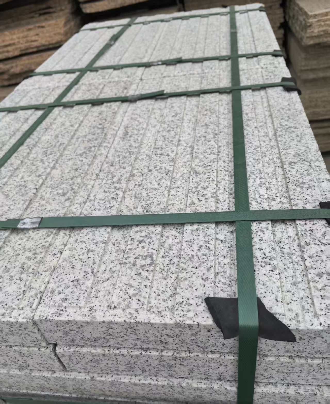 漯河 白麻花岗岩直行盲道石，盲条，地铺石