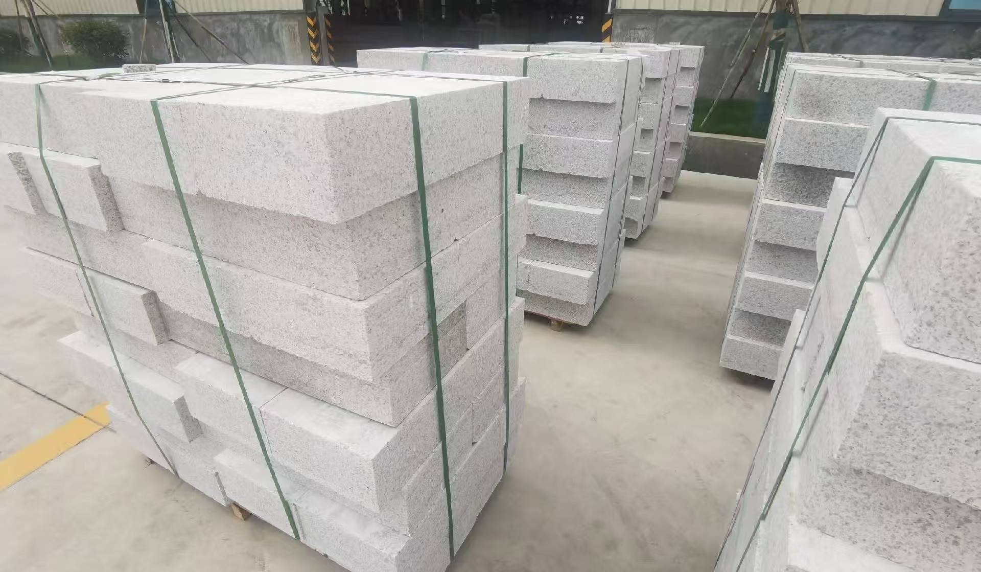 漯河 白麻花岗岩路沿石，立缘石，平缘石，路牙石，道牙石，马路牙子等